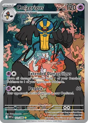 Cofagrigus Pokémon White Flare #123 Holo