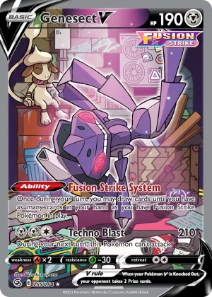 Genesect V Pokémon Fusion Strike #255 Holo
