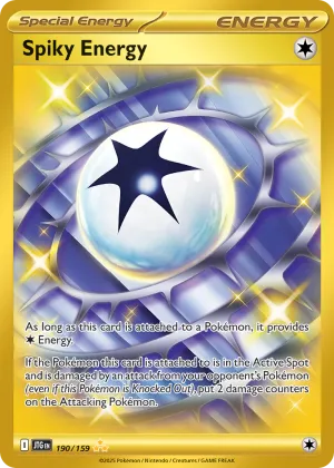 Spiky Energy Pokémon Journey Together #190 Holo