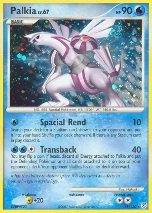 Palkia Pokémon Diamond & Pearl #11 Holo