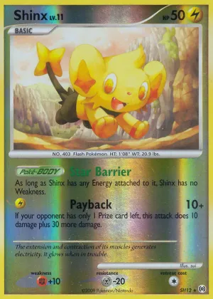 Shinx Pokémon Arceus #SH12 Reverse Holo