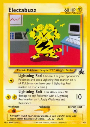 Electabuzz Pokémon Wizards Black Star Promos #46