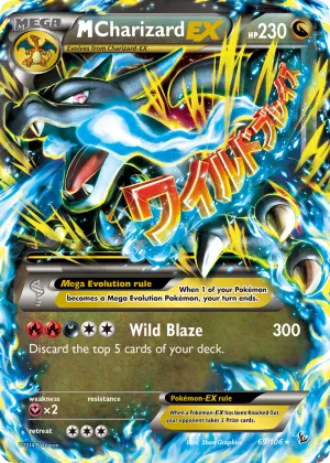 M Charizard-EX Pokémon Flashfire #69 Holo