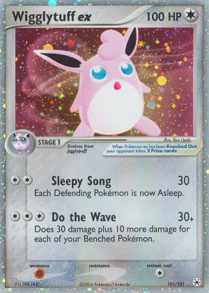 Wigglytuff ex Pokémon Hidden Legends #101 Holo