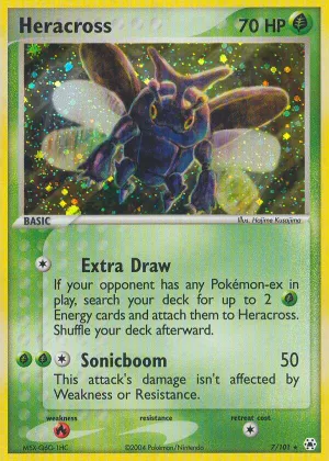 Heracross Pokémon Hidden Legends #7 Holo