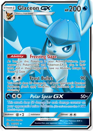 Glaceon-GX Pokémon Ultra Prism #141 Holo