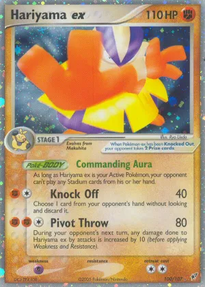 Hariyama ex Pokémon Deoxys #100 Holo