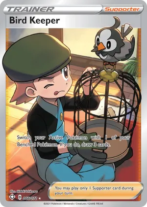 Bird Keeper Pokémon Shining Fates #66 Holo