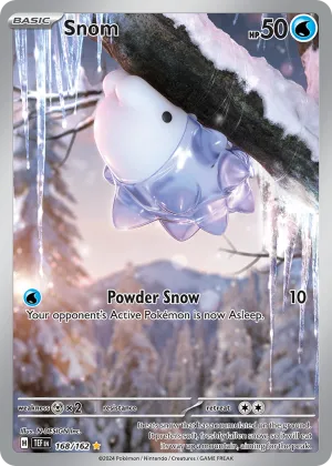 Snom Pokémon Temporal Forces #168 Holo