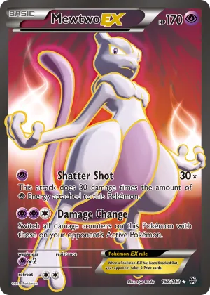 Mewtwo-EX Pokémon BREAKthrough #158 Holo