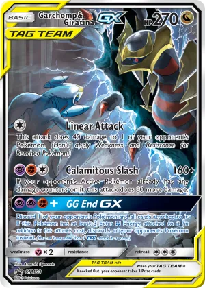 Garchomp & Giratina-GX Pokémon SM Black Star Promos #SM193 Holo