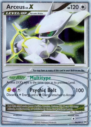 Arceus LV.X Pokémon Arceus #96 Holo