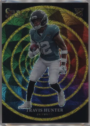 Travis Hunter 2025 Panini Select Color Wheel Football Gold #2