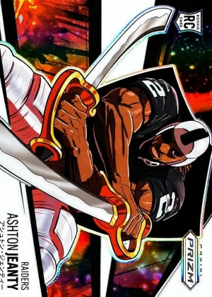 Ashton Jeanty 2025 Panini Prizm Manga Horizontal Football #11