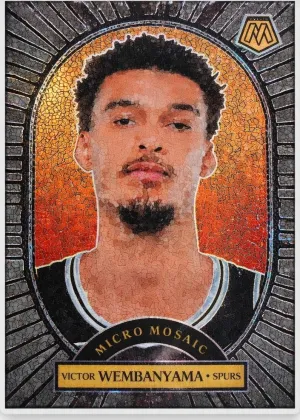 Victor Wembanyama 2024 Panini Mosaic Micro Mosaic Basketball #7