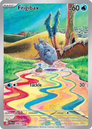 Frigibax Pokémon Paldea Evolved #208 Holo