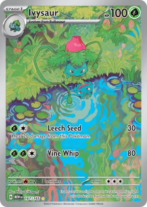 Ivysaur Pokémon 151 #167 Holo