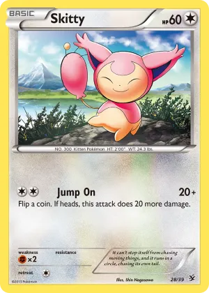 Skitty Pokémon Kalos Starter Set #28