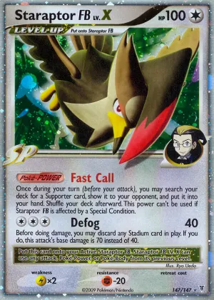 Staraptor FB LV.X Pokémon Supreme Victors #147 Holo