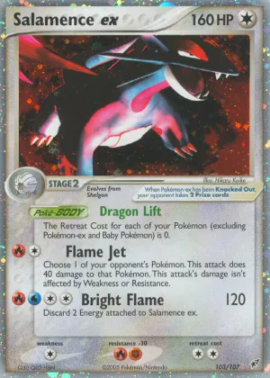 Salamence ex Pokémon Deoxys #103