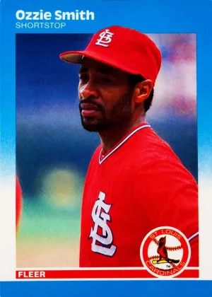 Ozzie Smith 1987 Fleer Baseball #308