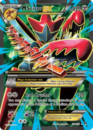 M Scizor-EX Pokémon BREAKpoint #120 Holo
