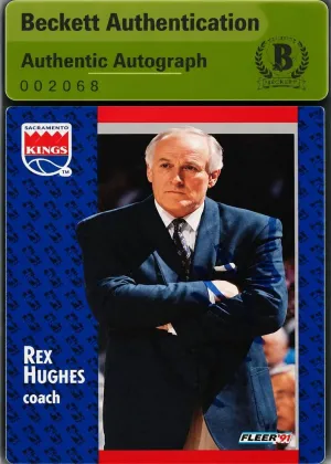 Rex Hughes 1991 Fleer Basketball #349