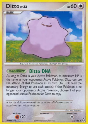 Ditto Pokémon Legends Awakened #27 Reverse Holo