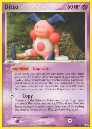 Ditto Pokémon Delta Species #38 Reverse Holo