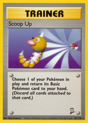 Scoop Up Pokémon Base Set 2 #107