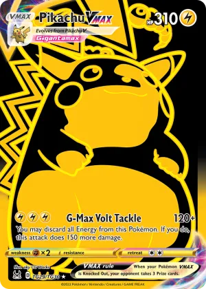 Pikachu VMAX Pokémon Lost Origin Trainer Gallery #TG29 Holo
