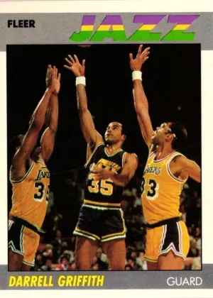 Darrell Griffith 1987 Fleer Basketball #46