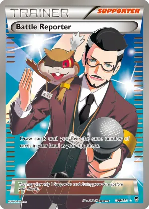 Battle Reporter Pokémon Furious Fists #109 Holo