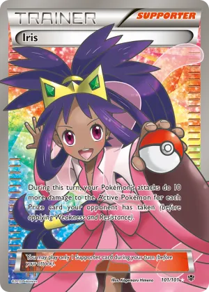 Iris Pokémon Plasma Blast #101 Holo