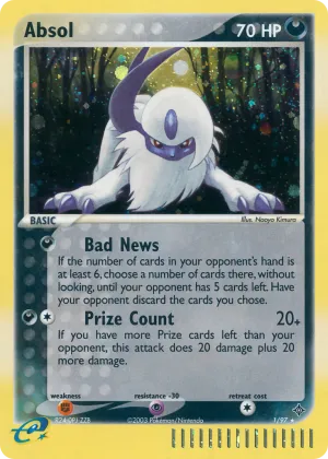 Absol Pokémon Dragon #1 Reverse Holo