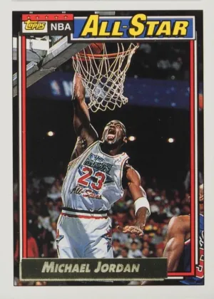 Michael Jordan 1992 Topps All-Star Basketball Gold #115