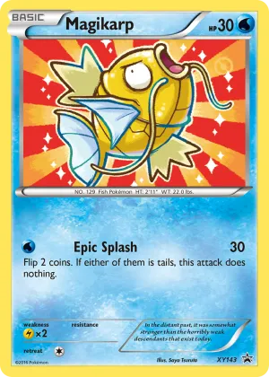 Magikarp Pokémon XY Black Star Promos #XY143 Holo