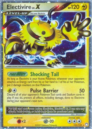 Electivire LV.X Pokémon Mysterious Treasures #121 Holo