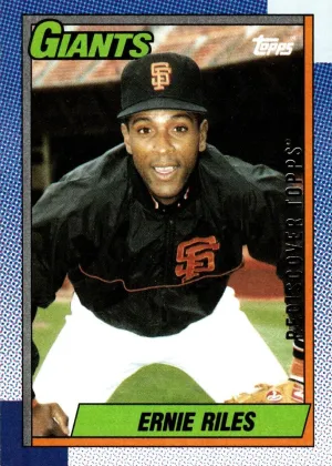Ernie Riles 1990 Topps Baseball #732