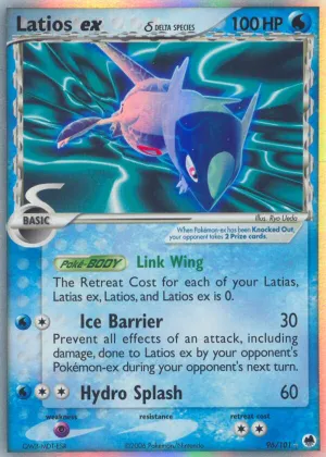 Latios ex δ Pokémon Dragon Frontiers #96 Holo