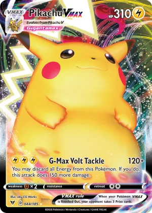 Pikachu VMAX Pokémon Vivid Voltage #44 Holo