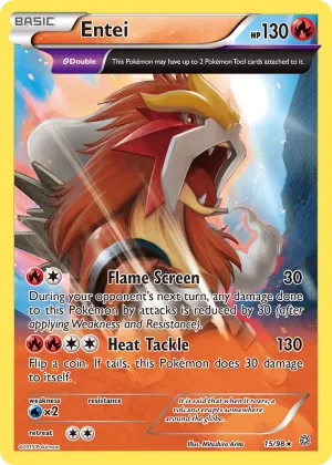 Entei Pokémon Ancient Origins #15 Holo