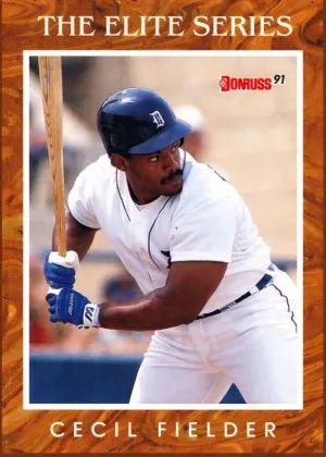 Cecil Fielder 1991 Donruss Elite Series Baseball #6