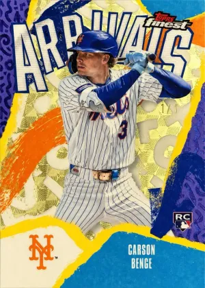 Carson Benge 2026 Topps Finest Arrivals Baseball SuperFractor #A-30