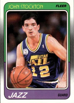 John Stockton 1988 Fleer Basketball #115