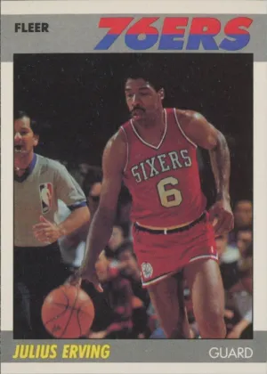 Julius Erving 1987 Fleer Basketball #35