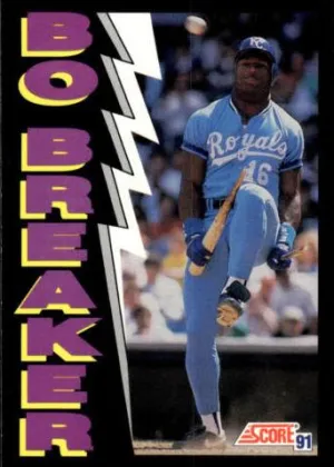 Bo Jackson 1991 Score Bo Breaker Baseball #773