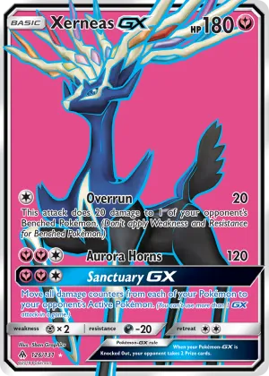 Xerneas-GX Pokémon Forbidden Light #126 Holo