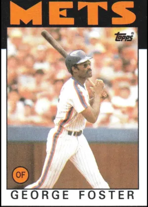 George Foster 1986 Topps Baseball #680