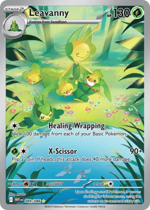 Leavanny Pokémon White Flare #89 Holo